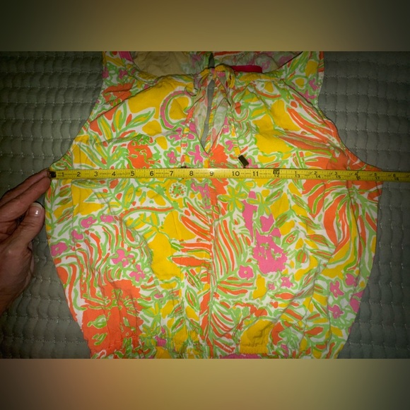 Lilly Pulitzer for Target Challis Happy Place romper. Size small. GUC - Picture 4 of 13
